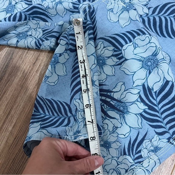 Johnnie-O Jaffa Half Elastic Swimtrunk Swim Shorts- Gulf Blue - Picture 5 of 7